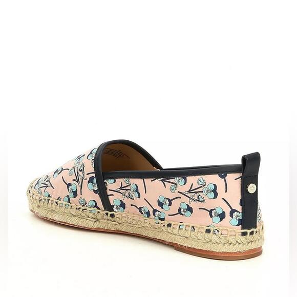 Antonio Melani Pink and Blue Daniza Pansy Print Espadrille flat shoes- size 8 - Picture 3 of 8